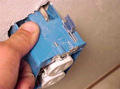 cost of junction box repairs|loose outlet box in drywall.